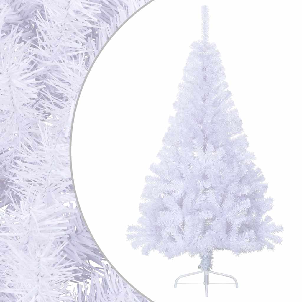 Vidaxl Kunstkerstboom con media CM PVC White estándar de 150 cm