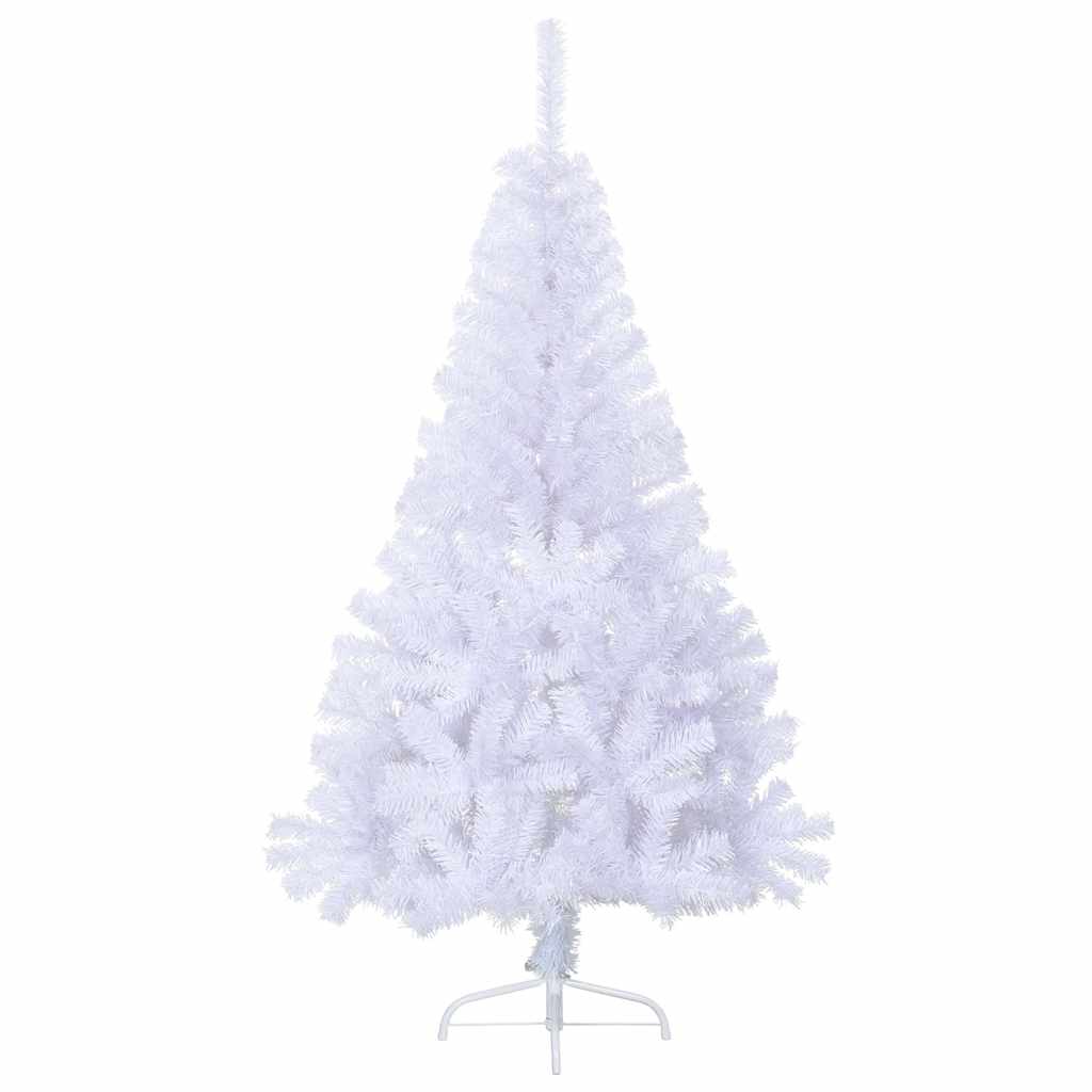 Vidaxl Kunstkerstboom con media CM PVC White estándar de 150 cm