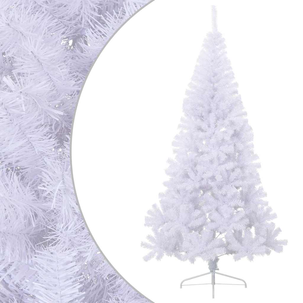 Vidaxl Kunstkerstboom con metà pvc da 180 cm standard bianco