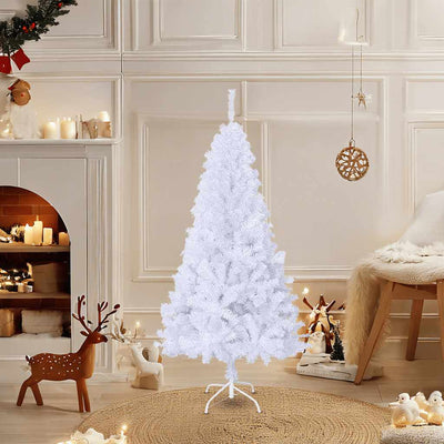 Vidaxl Kunstkerstboom con ramas gruesas de 120 cm PVC White