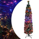 Vidaxl kunstkerstboom met standaard smal 150 cm glasvezel