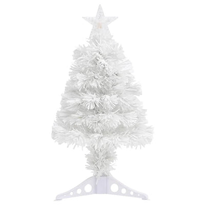 Vidaxl Kunstkerstboom con iluminación de 64 cm de fibra óptica blanca