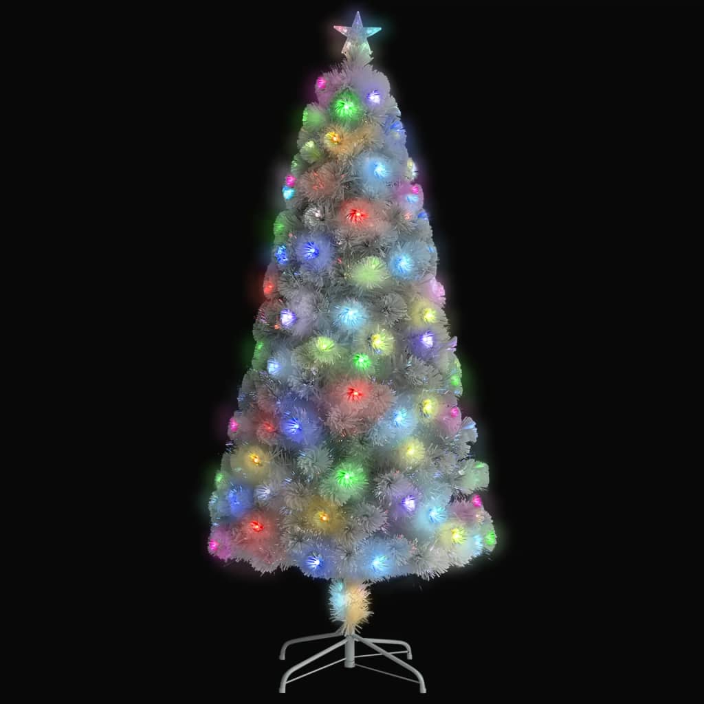 Vidaxl Kunstkerstboom con iluminación de 150 cm de fibra óptica blanca