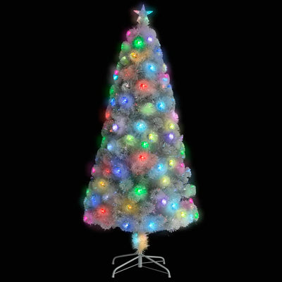 Vidaxl Kunstkerstboom con iluminación de 150 cm de fibra óptica blanca