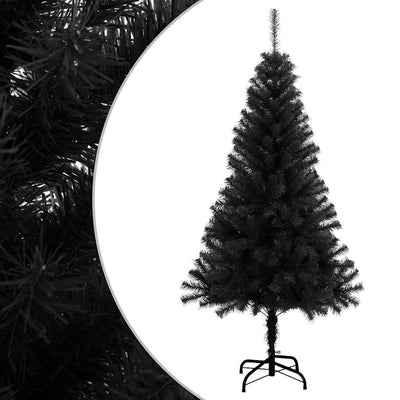 Vidaxl Kunstkerstboom con 120 cm standard Pvc nero