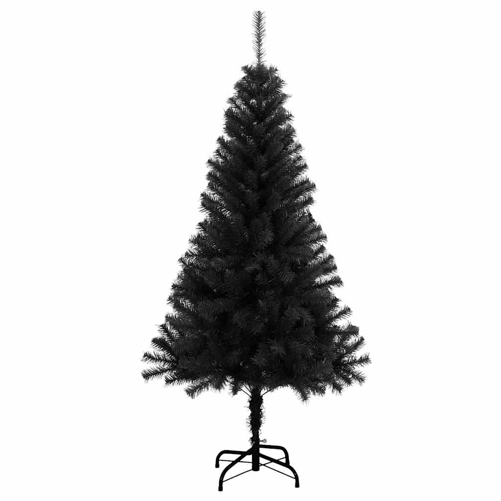 Vidaxl Kunstkerstboom con un estándar de 120 cm PVC Black