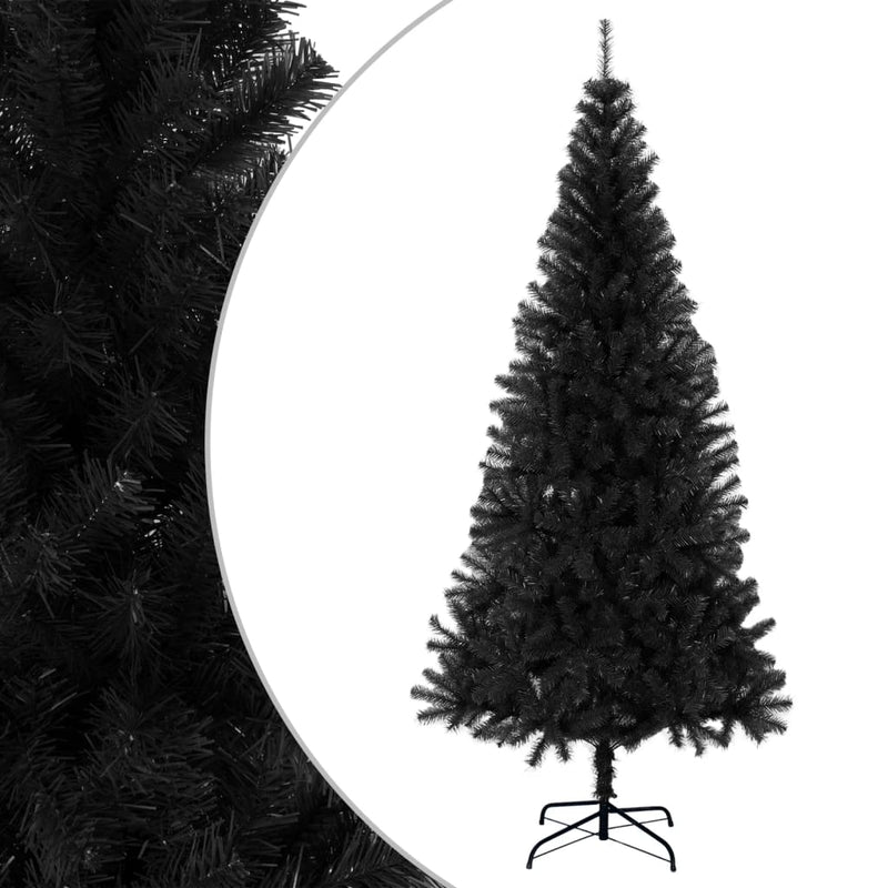 Vidaxl Kunstkerstboom con 240 cm standard Pvc nero