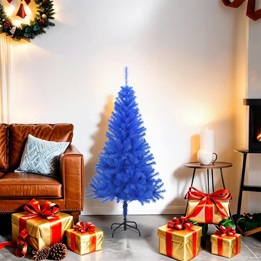 Vidaxl Kunstkerstboom con blu pvc 120 cm standard