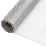 Vidaxl gaas 60x2000 cm aluminium zilverkleurig - afbeelding 1