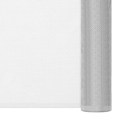 Vidaxl gaas 80x500 cm aluminium zilverkleurig