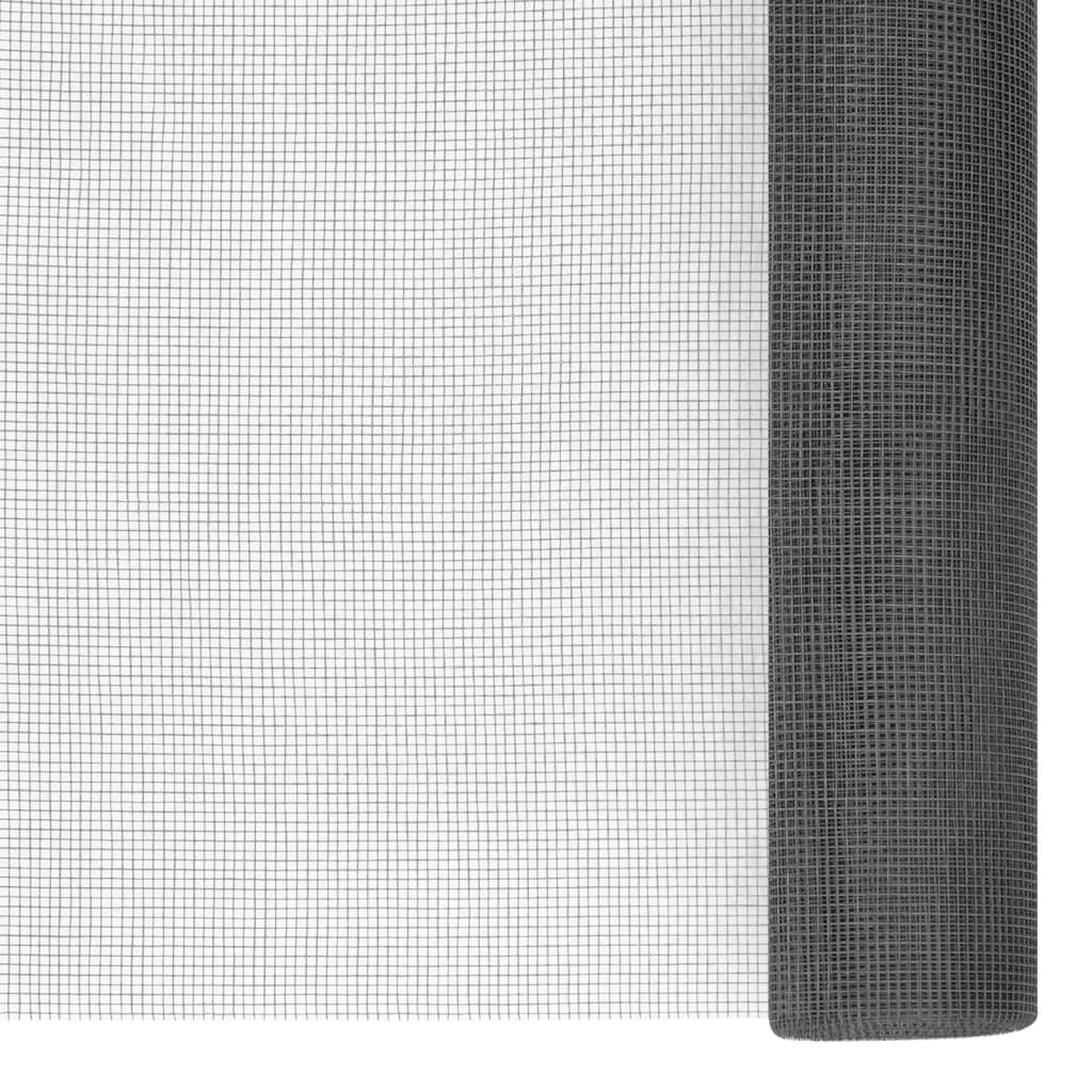 Vidaxl Gaas 60x500 cm de fibra de vidrio negro
