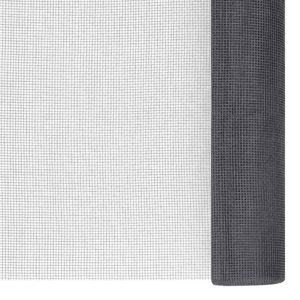 Vidaxl gaas 80x1000 cm glasvezel grijs