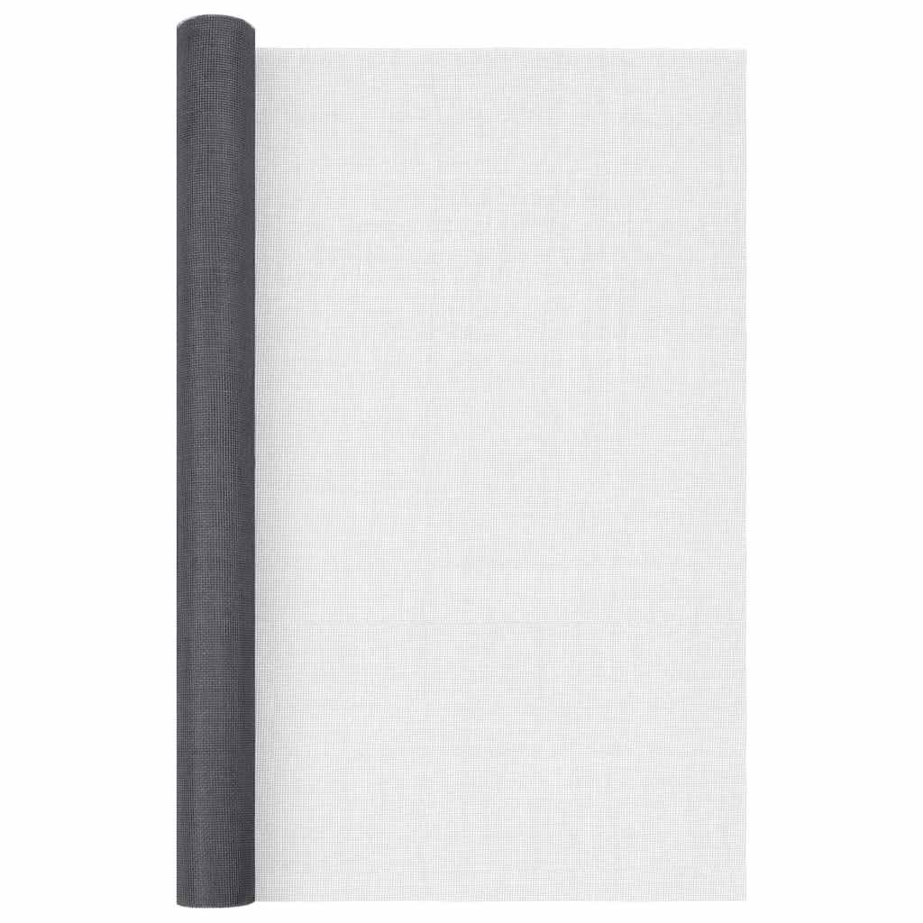 Vidaxl gaas 80x1000 cm glasvezel grijs