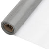 Vidaxl Mesh 112x2000 cm de acero inoxidable de color plateado