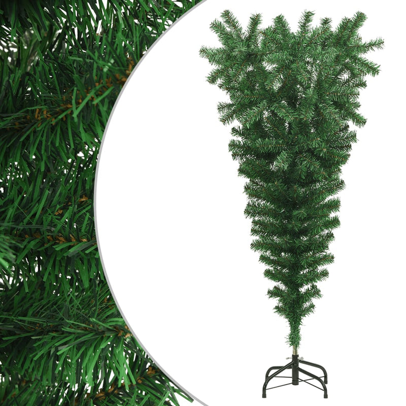 Vidaxl Kunstkerstboom invertito con verde 150 cm standard