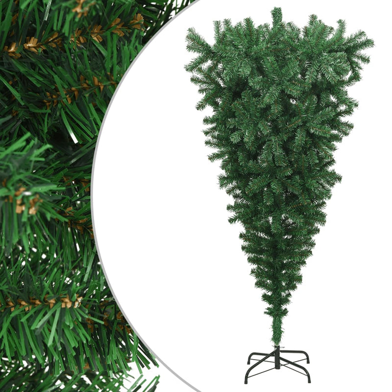 Vidaxl Kunstkerstboom invertito con verde 240 cm standard