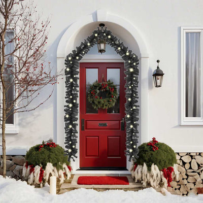 Vidaxl Garland de Navidad con luces LED de 10 m Negro