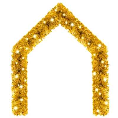 Vidaxl Ghirlanda di Natale con luci a LED 20 m color oro