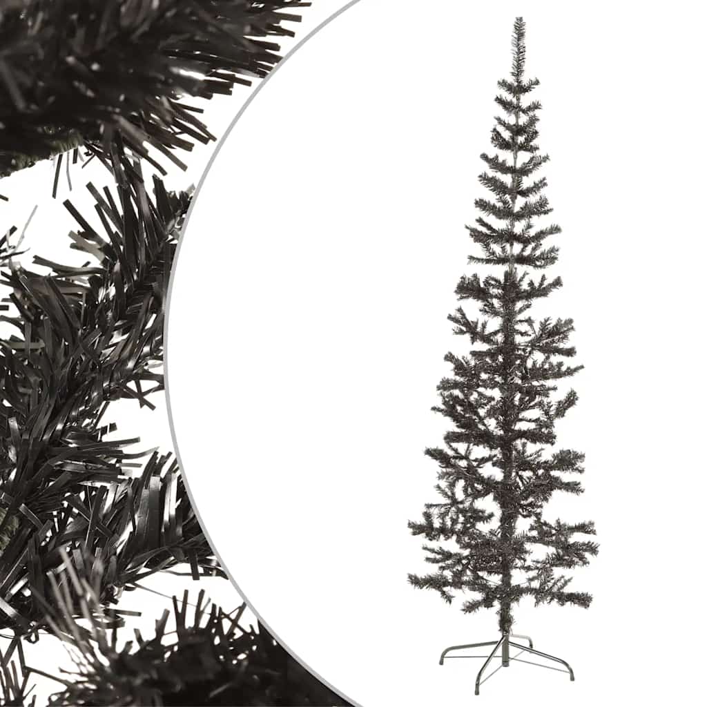 Vidaxl Tree di Natale Stretto 180 cm nero