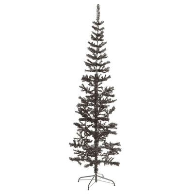 Vidaxl Árbol de Navidad estrecho 210 cm negro