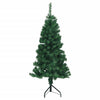 Vidaxl kunstkerstboom hoek 120 cm pvc groen