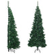 Vidaxl kunstkerstboom hoek 210 cm pvc groen