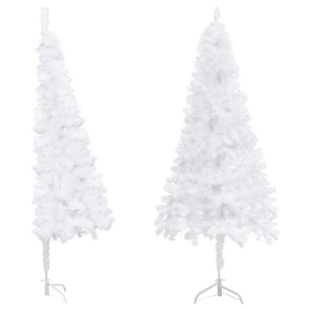 Vidaxl Kunstkerstboom Corner 210 cm PVC bianco