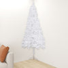 Vidaxl Kunstkerstboom Corner 210 cm PVC bianco