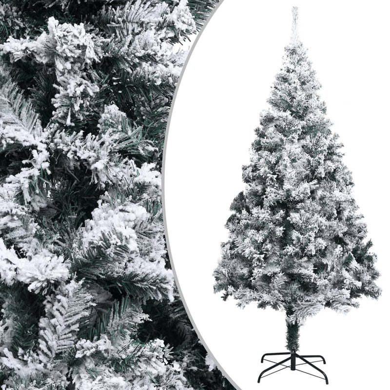 Vidaxl Kunstkerstboom con neve PVC 400 cm Verde