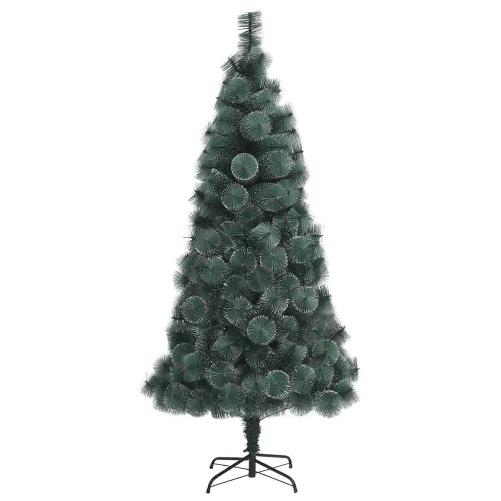 Vidaxl kunstkerstboom met standaard 210 cm pet groen