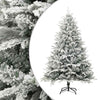 Vidaxx árbol de Navidad artificial con copos de nieve 180 cm PVC y PE verde