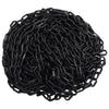 Catena di sicurezza Vidaxl Ø 8 mm 30 m di plastica nera