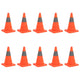 Pop-up cono di traffico Vidaxl 10 pezzi 42 cm