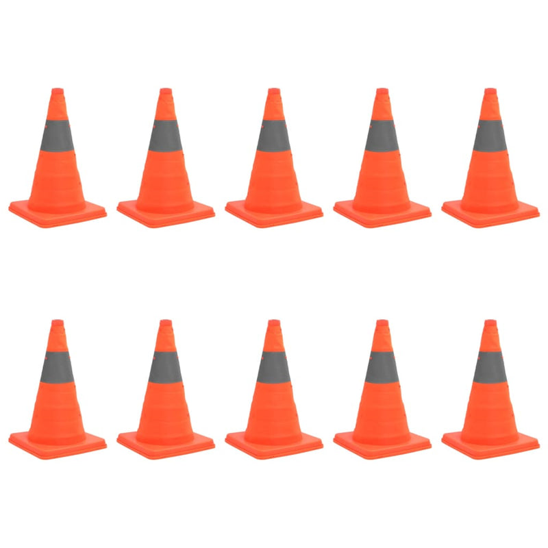 Pop-up cono di traffico Vidaxl 10 pezzi 42 cm