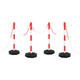 Vidaxl Chain Post Set con cadena de plástico 10 m