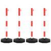 Vidaxl Chain Post set con catena di plastica 10 m