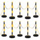 Vidaxl Chain Post Set con cadena de plástico 10 m