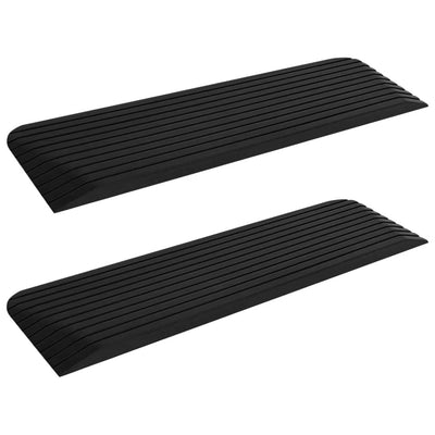 Vidaxl Soglia AIDS 2 PCS 110x32x3,8 cm gomma
