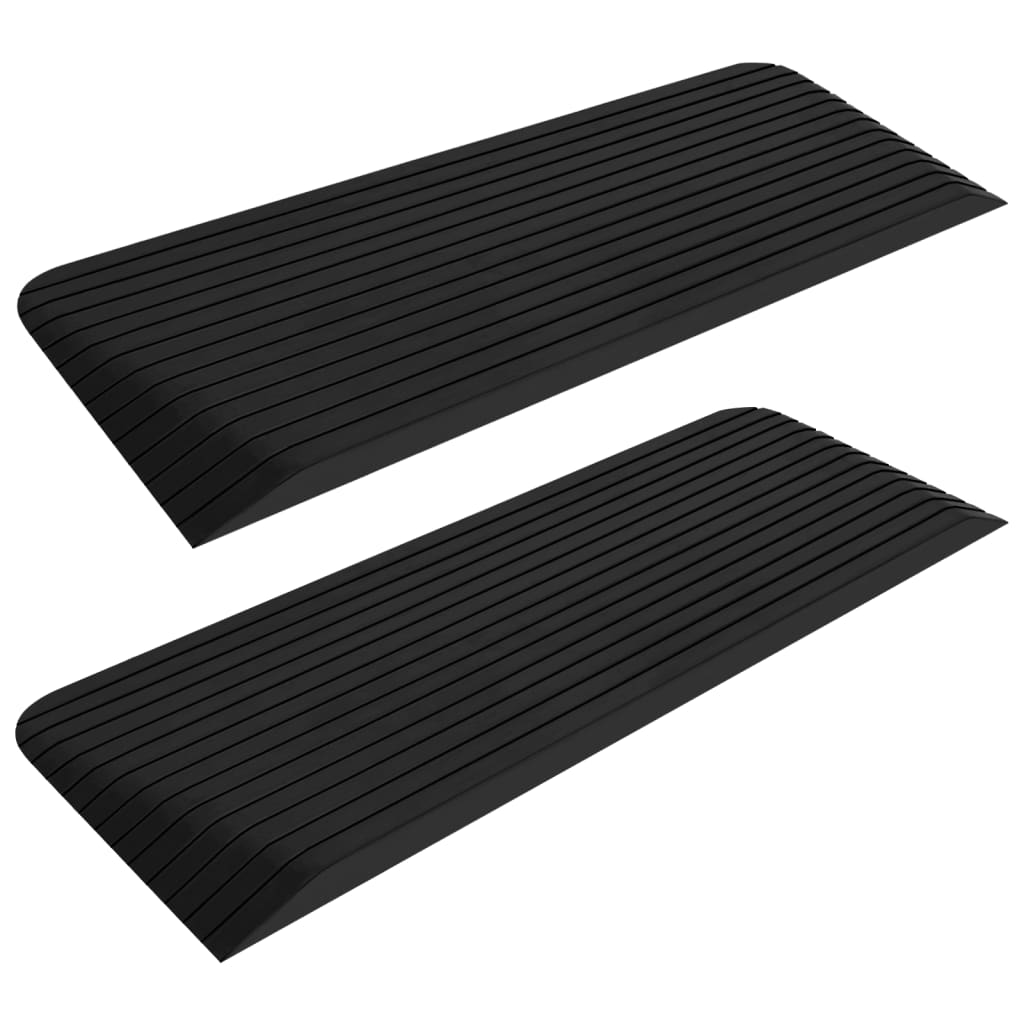 Vidaxl Umbral AIDS 2 PCS 110x41x5 cm de goma