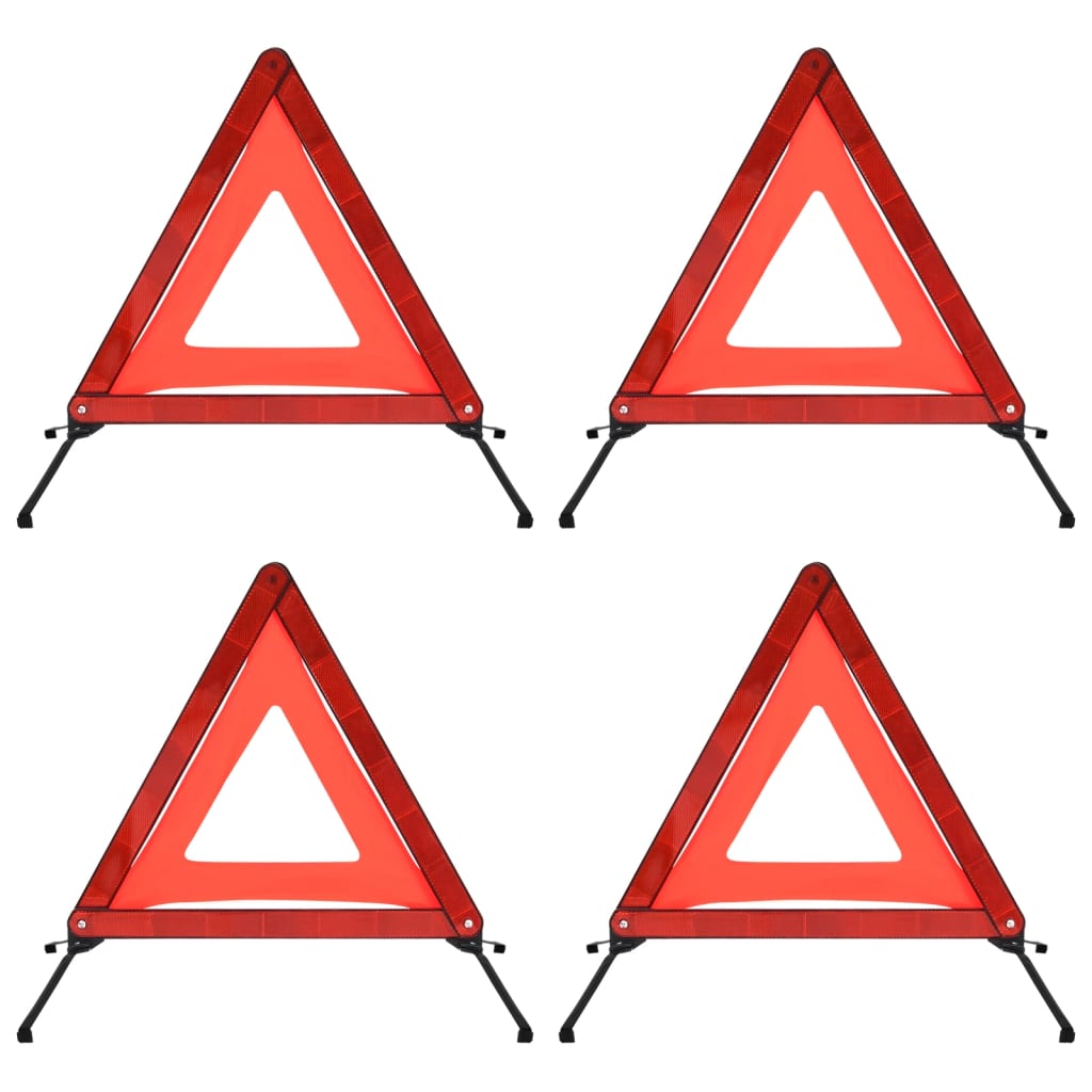 Vidaxl War borrachos 4 PCS 56.5x36.5x44.5 cm rojo