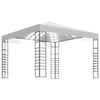 Vidaxl tuinpaviljoen met led-lichtslinger 3x3 m wit