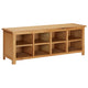 Vidaxl Shoe Rack 114x37x45 cm de roble sólido