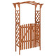 Vidaxl Pergola con porta 116x40x204 cm Pineo solido