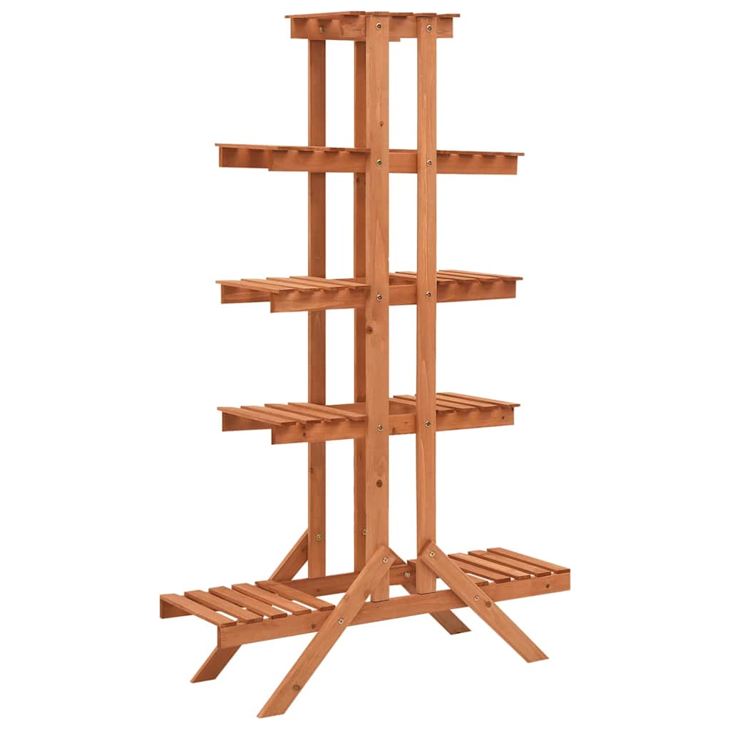 Vidaxl Plant Rack 83x25x132 cm de pino sólido