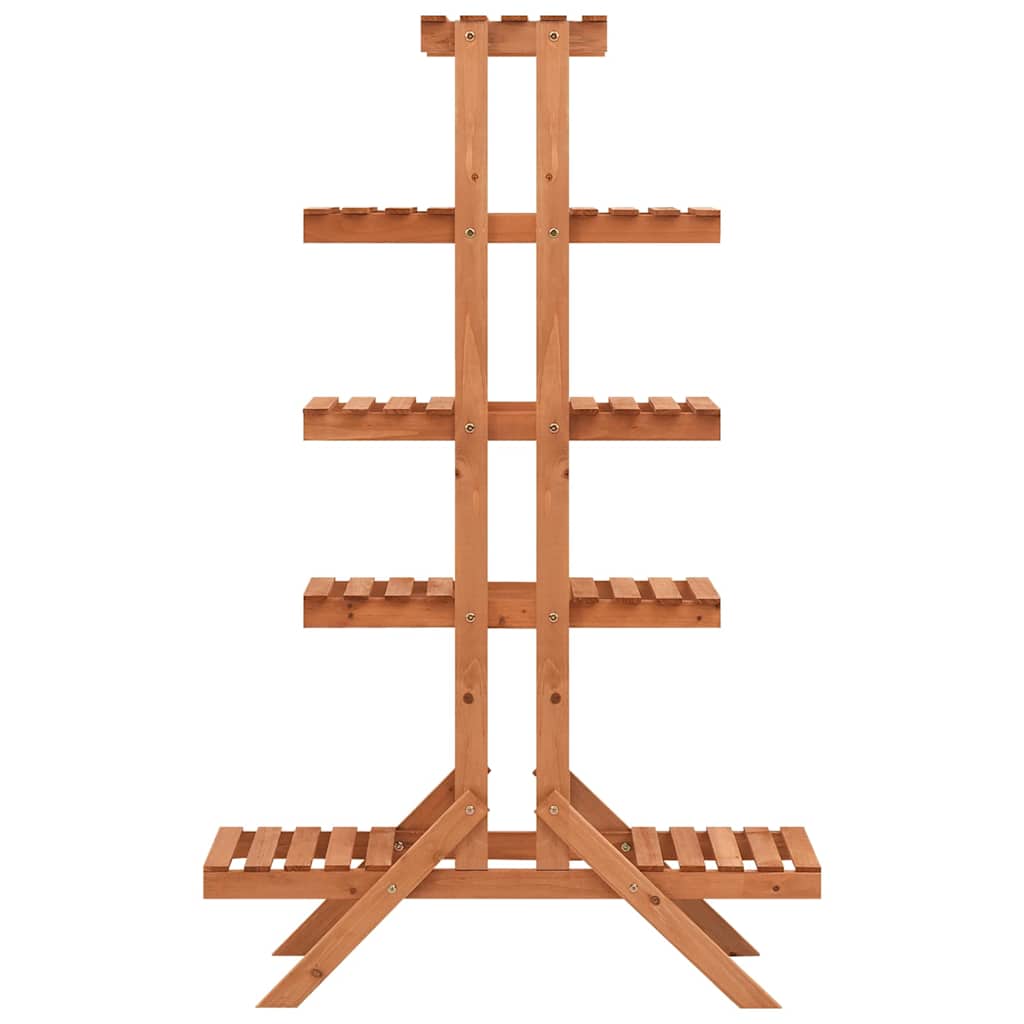 Vidaxl Plant Rack 83x25x132 cm de pino sólido