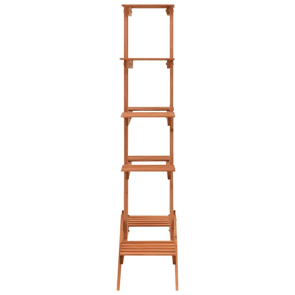 Vidaxl Plant Rack 83x25x132 cm de pino sólido