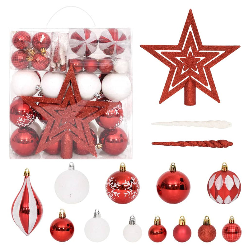 Vidaxl Ball Ball Set da 64 parti Red and White