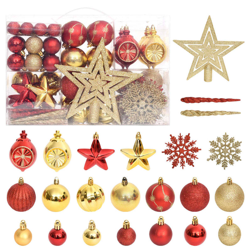 Vidaxl Ball Ball Set da 108 parti set oro e rosso