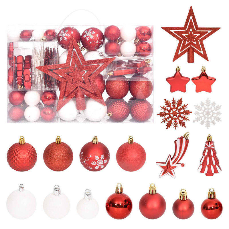 Vidaxl Ball Ball Ball Set rosso e bianco