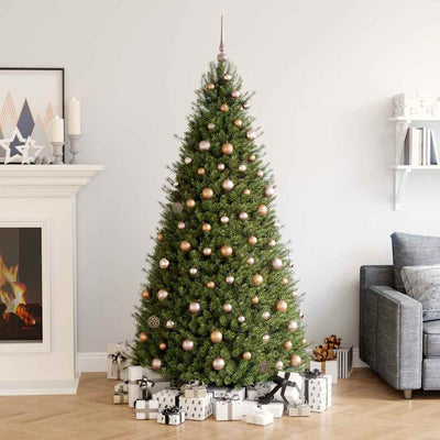 Vidaxl Bola de Navidad de 61 partes con pico y 150 LED Rose Gold